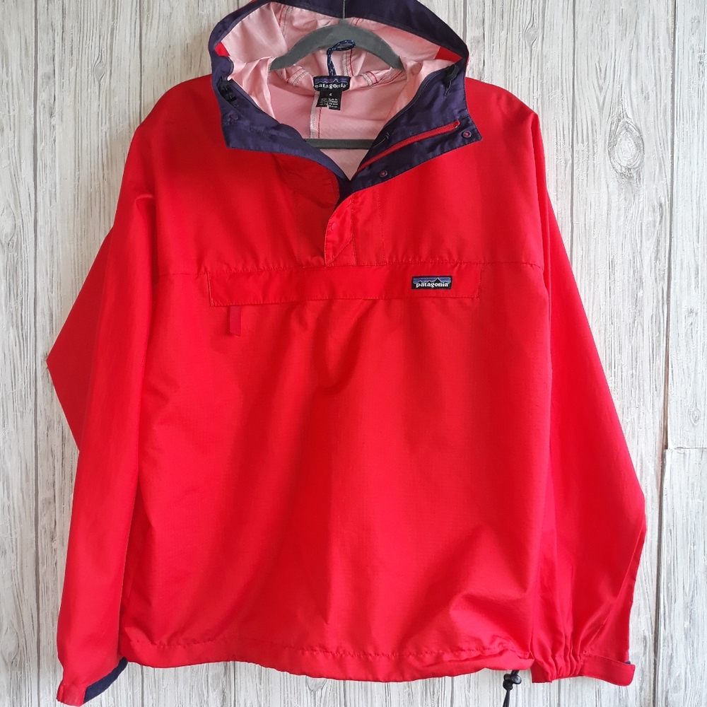 Patagonia Windbreaker men Jacket Red Size Small